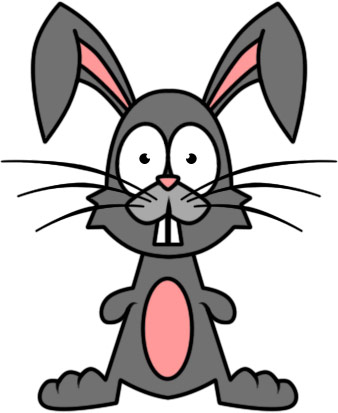 easter bunny cartoon. easter bunny cartoon